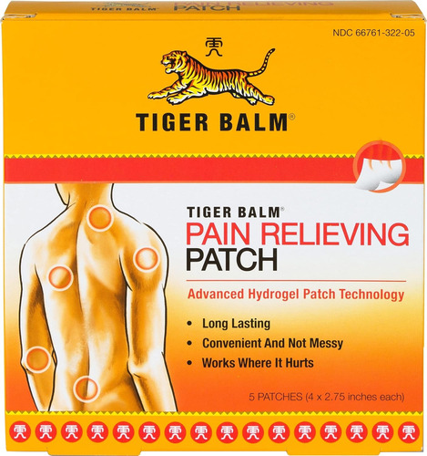 Tiger Balm Pain relieving patch 5pzs