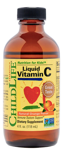 Child Life Liquid Vitamin C Orange 118ml
