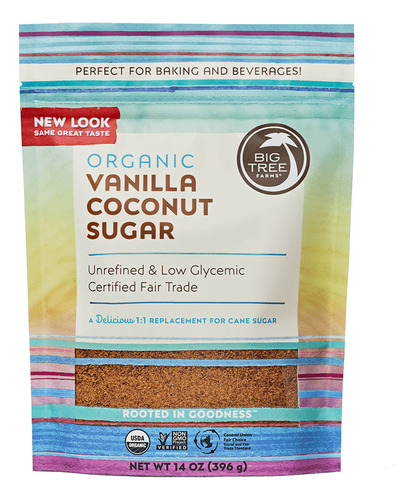 Big Tree Organic Vanilla Coconut Sugar 396g