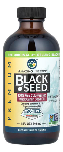 Amazing Herbs Black seed oil 240ml