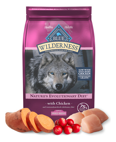 Blue Buffalo Wilderness Dog Food Small Breed Chicken 2kgs