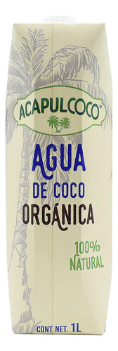[CHAACCO1L] Calahua Agua de coco orgánica 1 litro