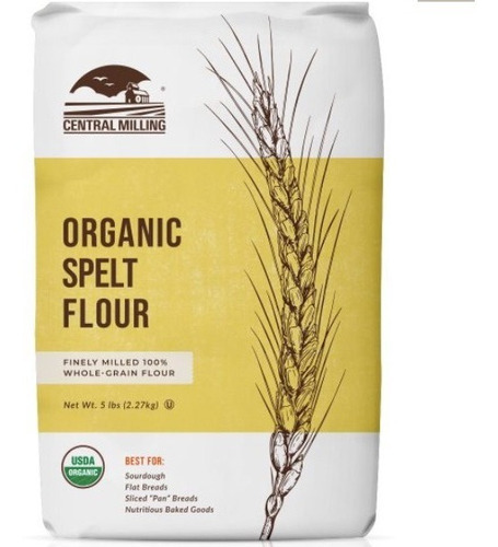 Central Milling Organic spelt flour 2.27kgs