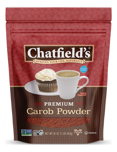 [CHATFPRCAR454] Chatfield Premium Carob powder 454g