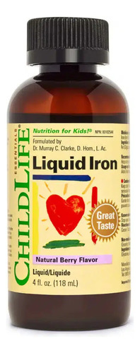 [CHLLIB118] Child Life Liquid Iron Berry 118ml