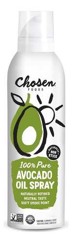 Chosen Foods Aceite puro de aguacate aerosol 419ml