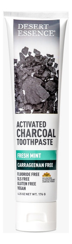 Desert Essence Activated Charcoal Toothpaste 176g