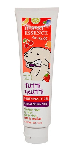 [DSSKTFRU133] Desert Essence for Kids Tutti Frutti Toothpaste Gel 133g