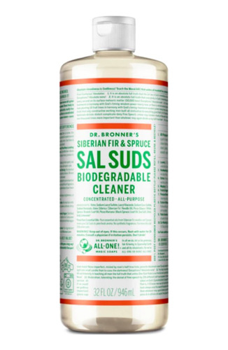 [DRBRSSCLEAN946] Dr Bronners Sal Suds Cleaner Biod 946ml