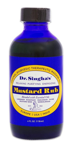Dr. Singha´s Mustard Rub 4oz