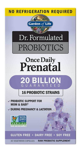 [GOL-21-PODPRE-30C] Garden Of Life Probiotics Once Daily Prenatal 30caps