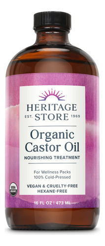 [HERORCASOI473] Heritage Organic Castor oil 473ml