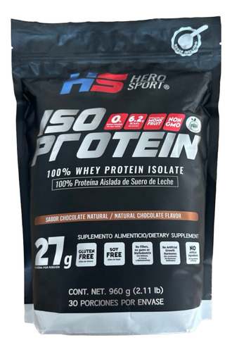Hero Sport Isopro Whey protein Chocolate 960g