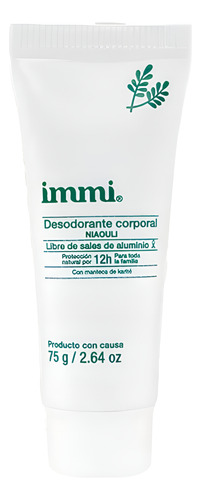 Immi Desodorante Corporal Niaouli Tubo 75g