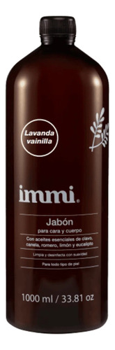 Immi Jabon para cara y cuerpo Lavanda Vainilla 1000ml