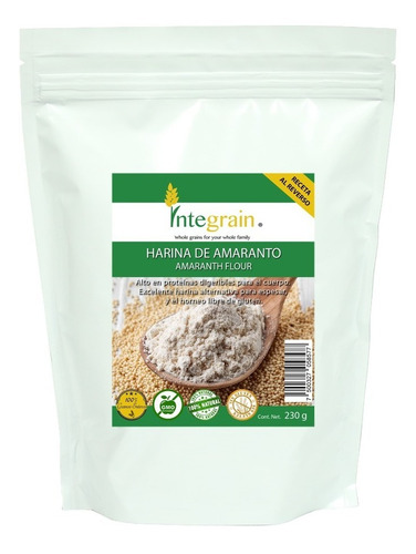 [INTE-12-HAMA-230] Integrain Harina De Amaranto 230g