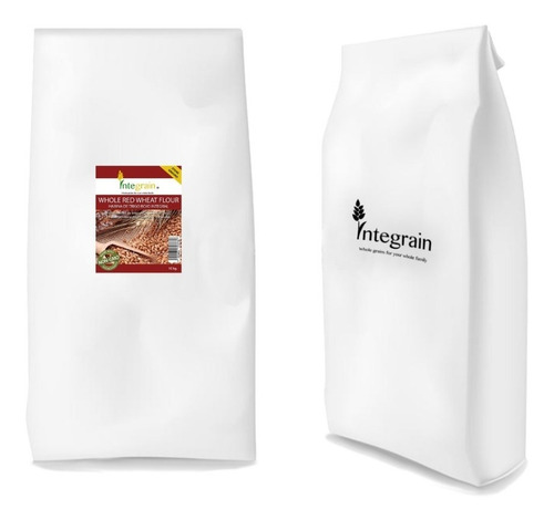 [INTE-12-HTRO-10000] Integrain Harina de Trigo Rojo integral 10kg