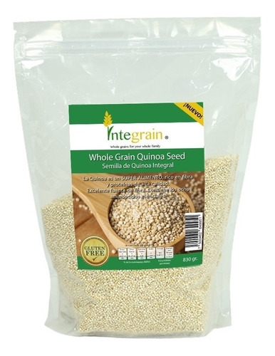 [INTE-19-QUIN-830] Integrain Quinoa en grano 830g