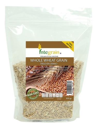 [INTE-11-TGRA-830-F] Integrain Trigo Blanco En Grano 830g
