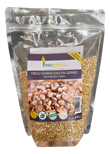 [INTE-11-TSGR-830-F] Integrain Trigo Sarraceno En Grano 830g