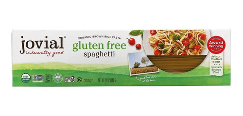 [JOV-16-SPAG-340] Jovial Organic Brown rice Spaghetti GF 340g