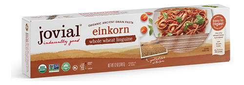 [JOVEINWHPL340] Jovial Organic Einkorn Wholewheat Pasta Linguine