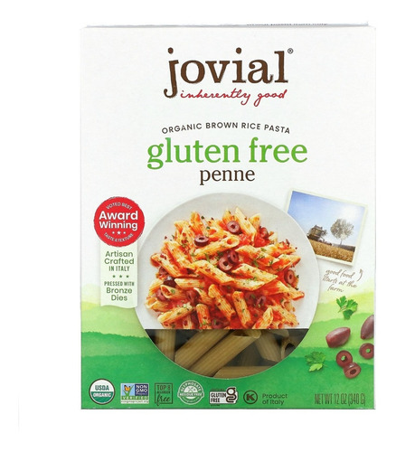 Jovial organic Brown rice Penne GF 340g
