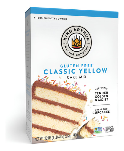 [KAGFCYCM624] King Arthur GF Classic yellow cake mix 624g