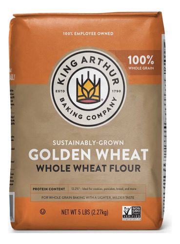 King Arthur White whole wheat flour 2.27kg
