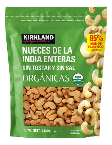 Kirkland Nueces De La India Orgánicas 1.13kgs