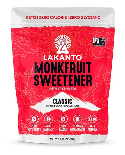 Lakanto Monkfruit Sweetener Classic 235g