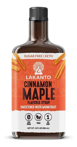 [LAK-08-LCMFS-384] Lakanto Syrup Maple cinnamon Monkfruit 384ml
