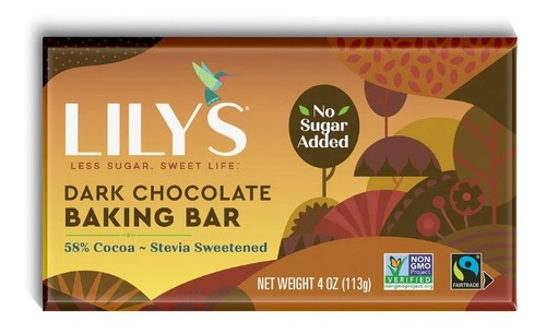 [LILY-06-COS55-113] Lilys Baking chocolate 55% 113g