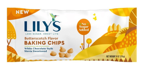 [LILY-06-CCBU-255] Lilys Butterscotch Chocolate chips 255g