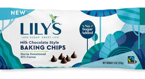 [LILY-06-CHI32-255] Lilys Chocolate chips 35% 255g
