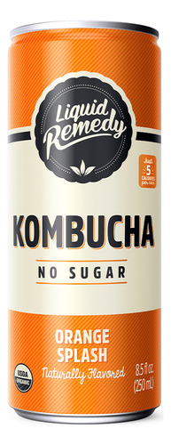 [LIREKOS355] Liquid Remedy Kombucha Orange splash 355ml