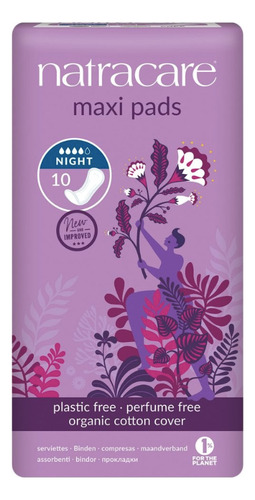 Natracare Maxi pads night 10