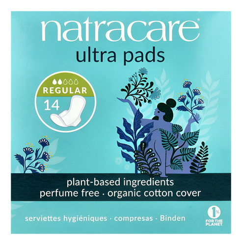 [NACUPR12] Natracare Ultra Pads Regular 12