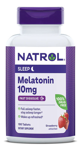 Natrol Melatonin Sleep Fast Dissolve 10mg 100tabs