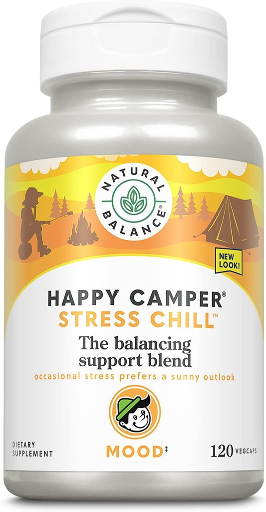 [NABAHCSCH120] Natural Balance Happy camper stress chill 120caps