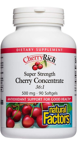 Natural Factors Cherry Concentrate 500mg 90cap