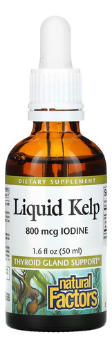 [NAFALKEI50] Natural Factors Liquid Kelp Iodine 50ml