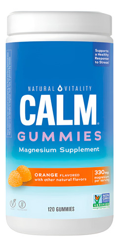 [NATVCAOR120] Natural Vitality Calm Orange 120gummies