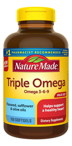 [NAMATROM150] Nature Made Triple omega 150caps