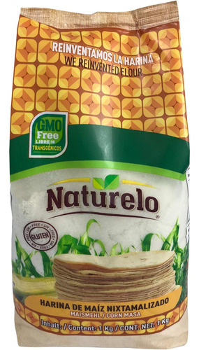 [NATURHMNIX1000] Naturelo Harina de maíz nixtamalizado 1 kg