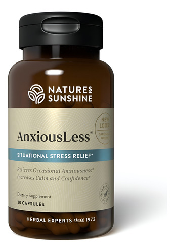 Natures Sunshine Anxiousless 30Caps