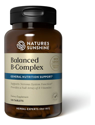 Natures Sunshine Balanced B-complex 120tabs