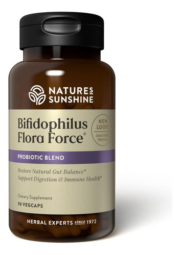 Natures Sunshine Bifidophylus Flora Force 90veg