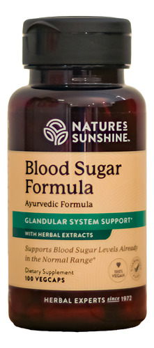 [NSUNBLSUFORM100] Natures Sunshine Blood sugar formula 100caps