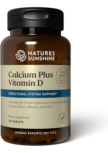 [NSUN-21-CPVD-150] Natures Sunshine Calcium Plus Vitamina D 150tabs
